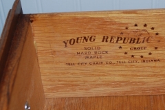 Made by Tell City Chair in the 1950's